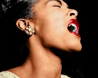 Billie Holiday Close up