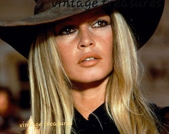 Brigitte Bardot in a Cowgirl Hat