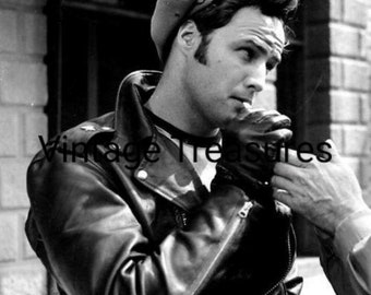 Marlon Brando Getting His Cigarette Lit Up