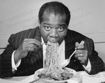 Louis Armstrong takes a Spaghetti Break