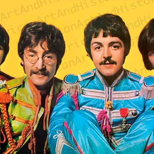 Les Beatles - Sgt. Photo de couverture de l&#39;album Peppers Inside