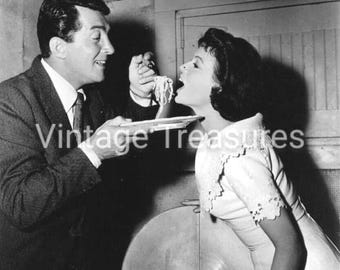 Dean Martin and Anna Maria Alberghetti Eating Spaghetti