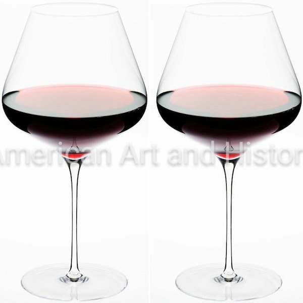 Red Wine Glasses Etsy