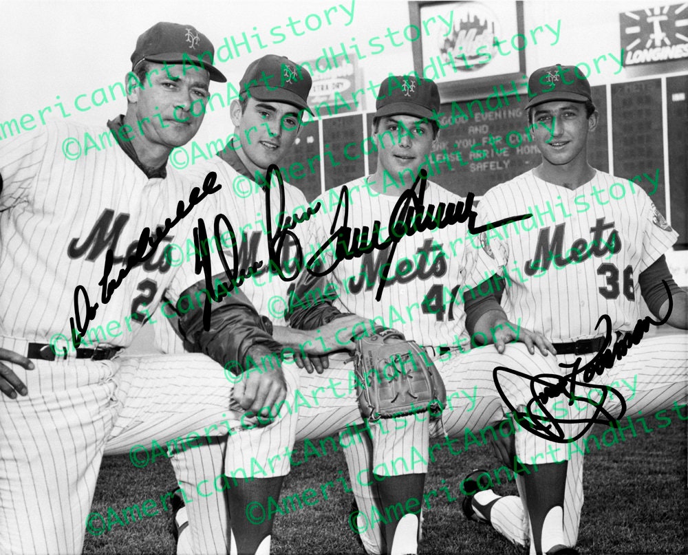 1969 NY Mets Pitching Staff Etsy
