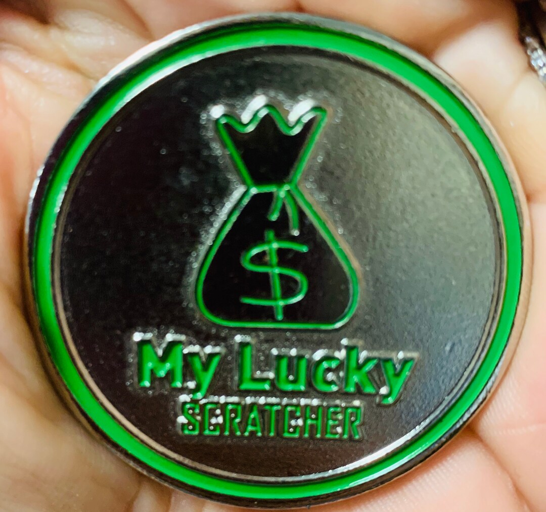 My Lucky Scratcher Coin Etsy
