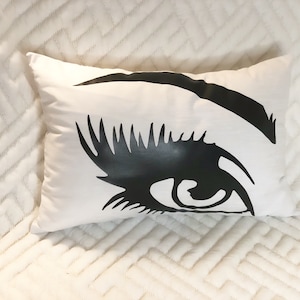 Beauty Pillow | Decorative | Perfect for Women and Girls | Salons, Eyebrows, Makeup Artists, Fashion, Eyelashes, Spa and more
