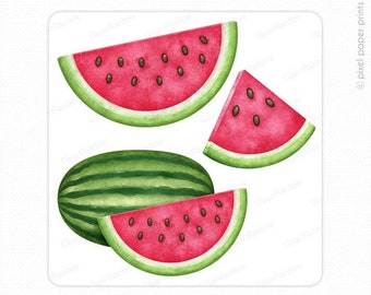Watercolor Watermelon - Watermelon Clip Art - Watermelon Graphics - Sublimation download - PNG File - Instant download