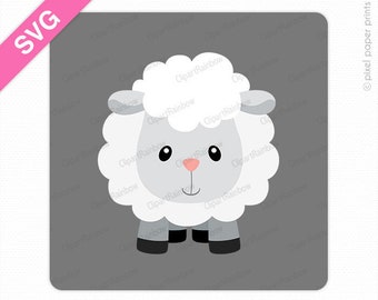 Download Cute Sheep Svg Etsy