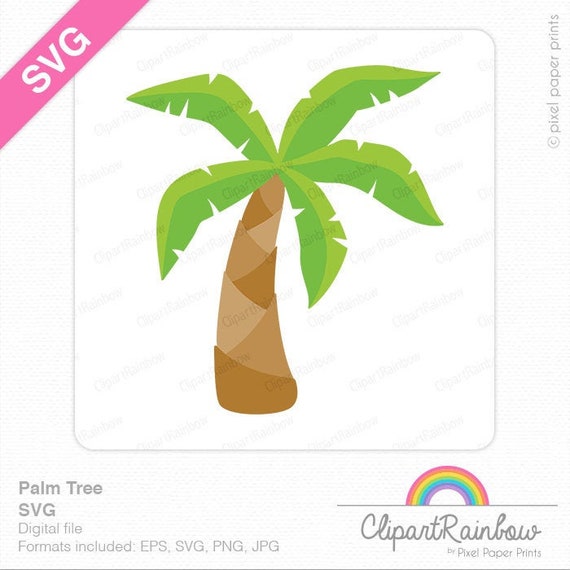 Palm Tree SVG Clip Art SVG Cut Files PNG File | Etsy