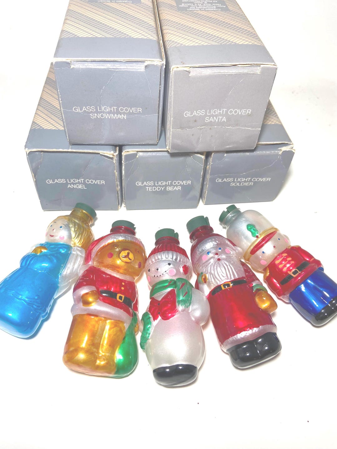 Vintage Avon vintage Glass Ornaments collectible AVON Christmas Light Vintage Avon vintage Glass Ornaments collectible AVON Christmas Light