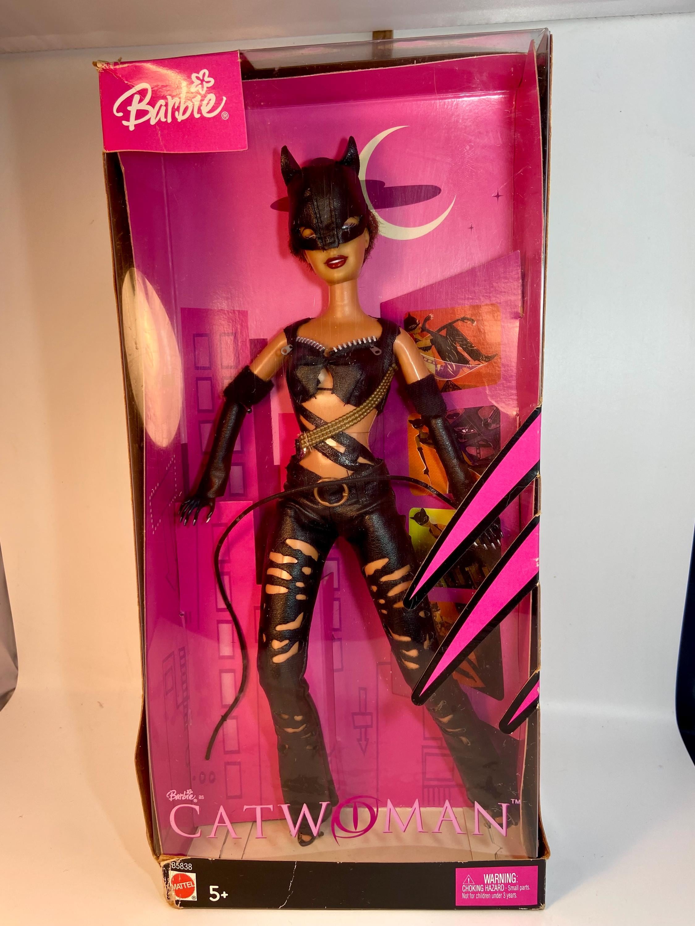 Catwoman Barbie Doll - Etsy