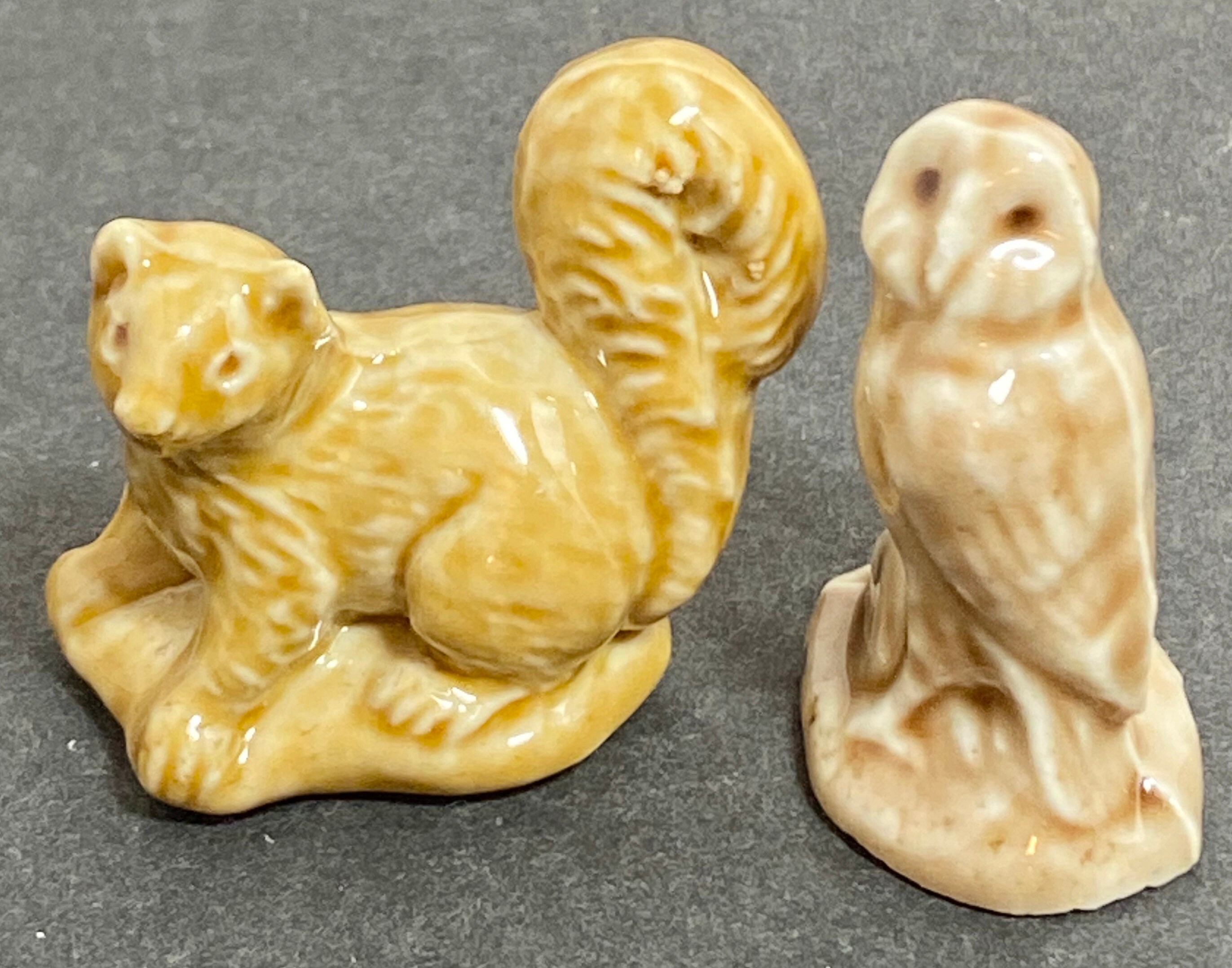 Rose Tea WADE Whimsies figurine collection. Set includes 4 Etsy