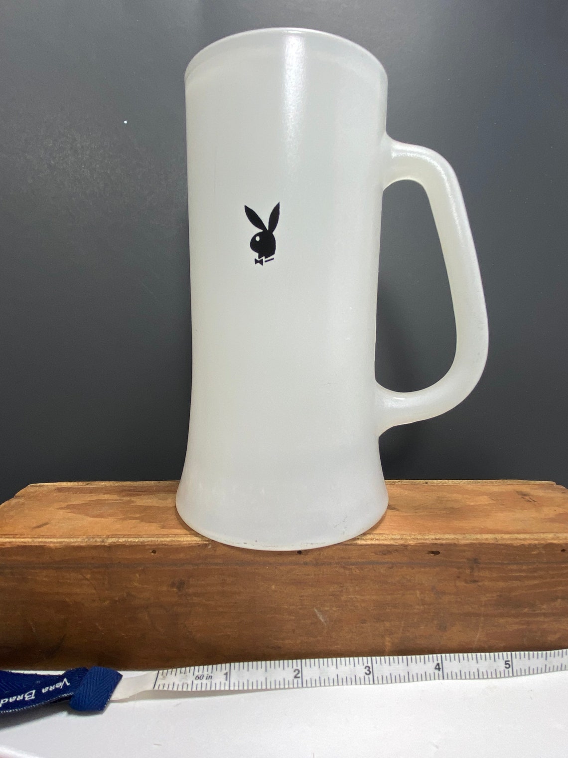 Tall frosted heavy PLAYBOY BUNNY beer mug/stein Etsy