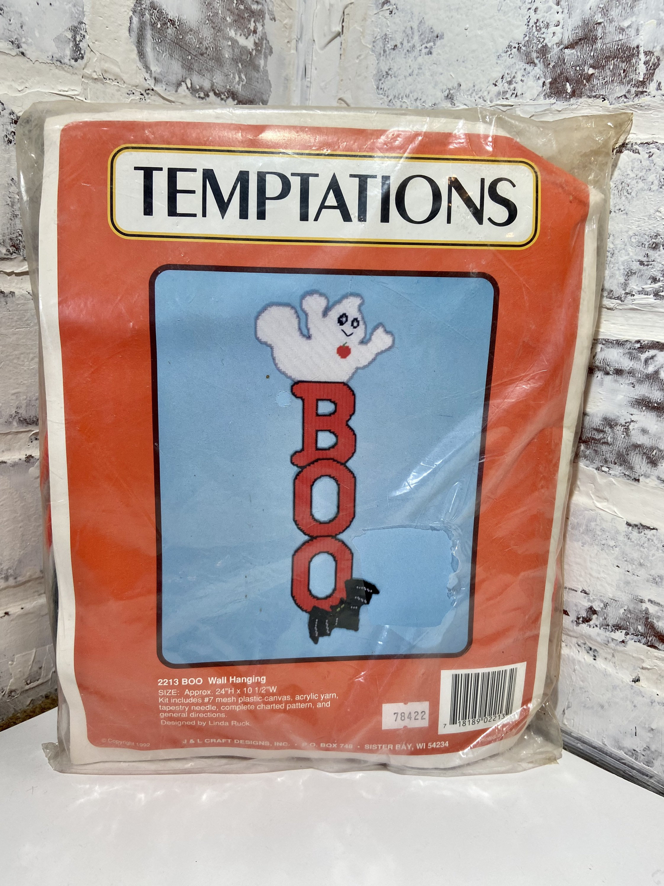 Plastic Canvas Boo - Etsy
