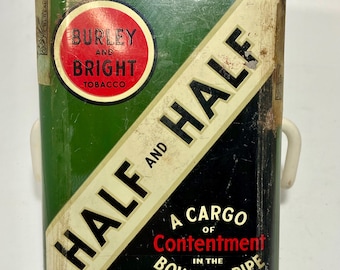 Vintage Hurley Burley Tobacco Tin - Etsy