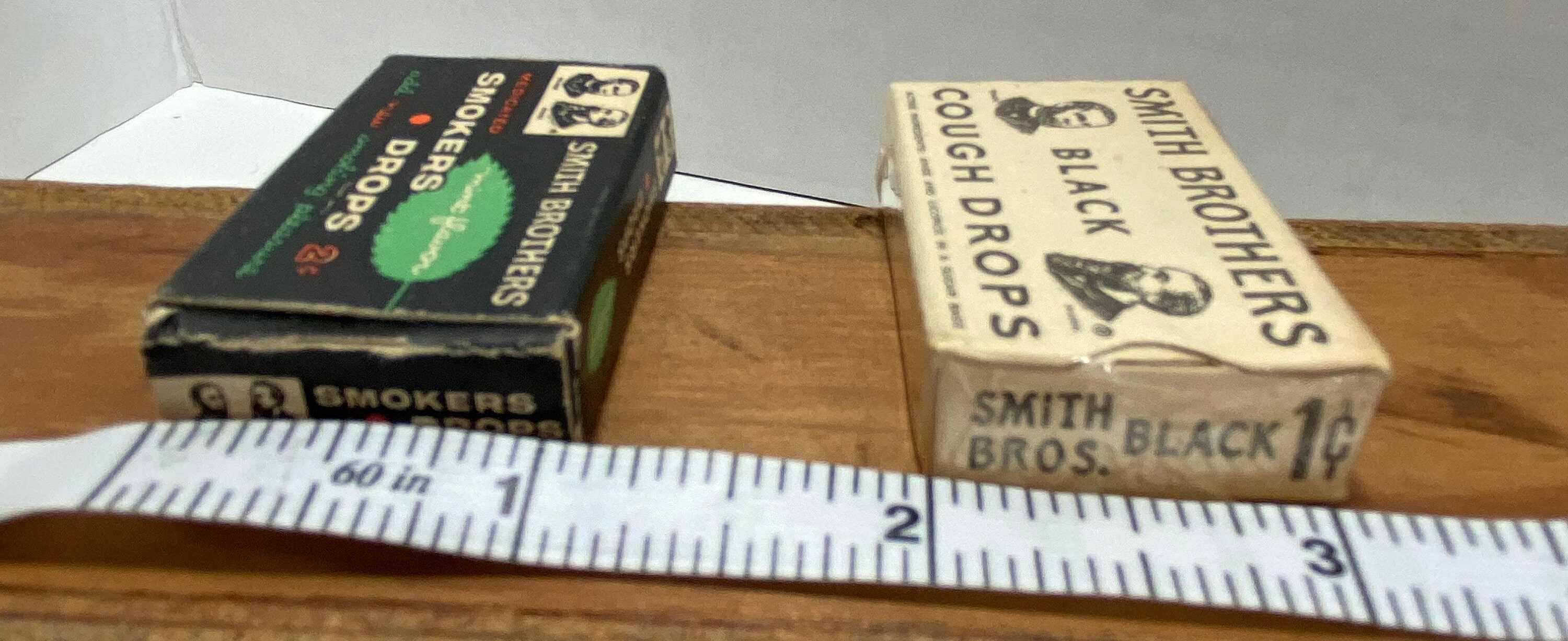 Vtg Smith Brothers black cough drops smokers drops boxes FREE Etsy