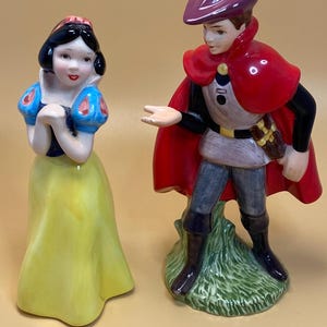Vintage Snow White & Prince Phillip,Vintage Disney,Disney Princess,Disney Prince,Disney collectible,Vintage Disney prince and princess