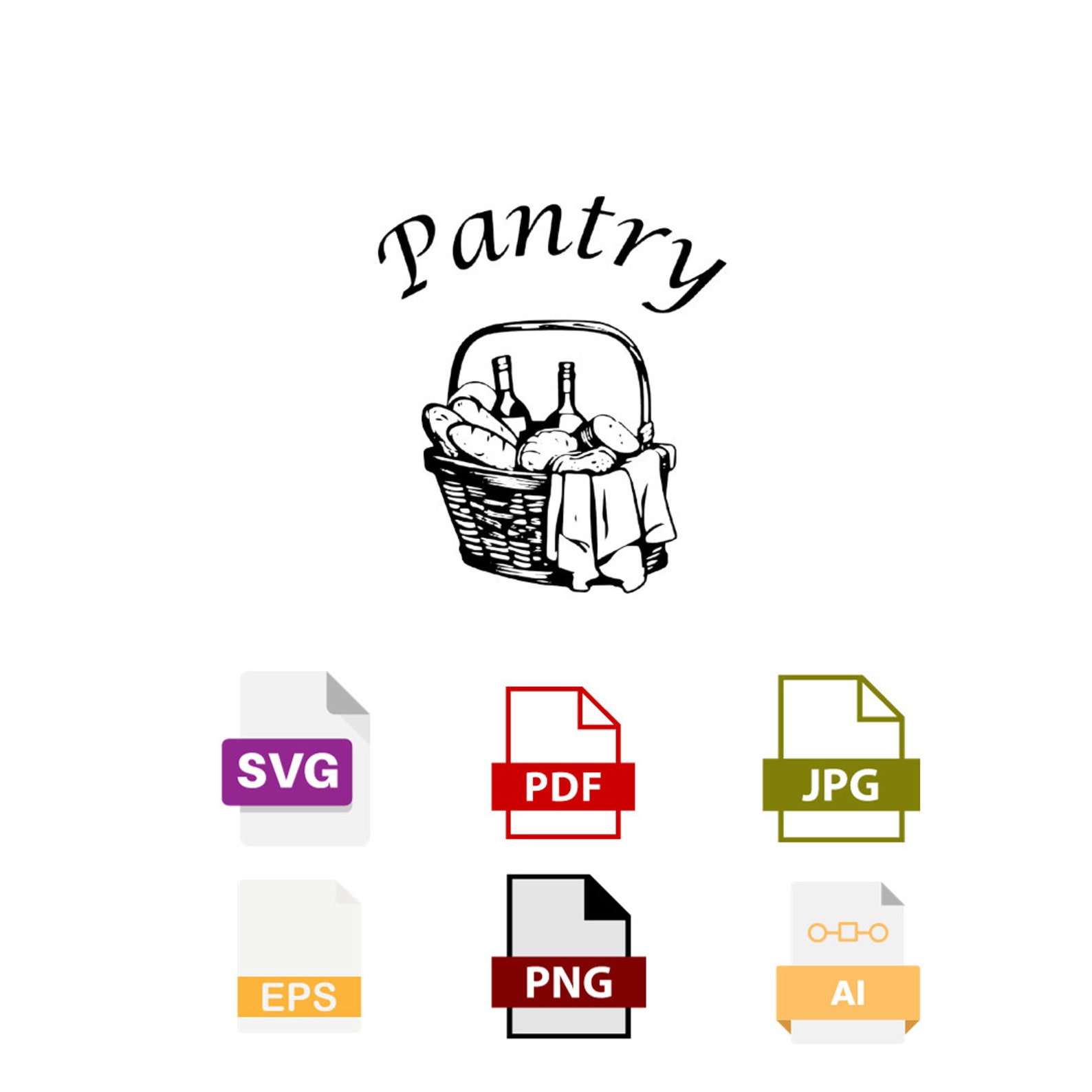 SVG Files Pantry Svg Tall Pantry Svg Kitchen Svg Home Svg - Etsy