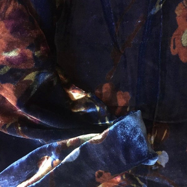 Designer fabric 100% silk crepe de chine by the yard