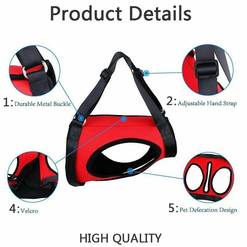 Front and/or Rear Support & Rehabilitation Dog Harness, Read Description for sizes, fast ship image 10