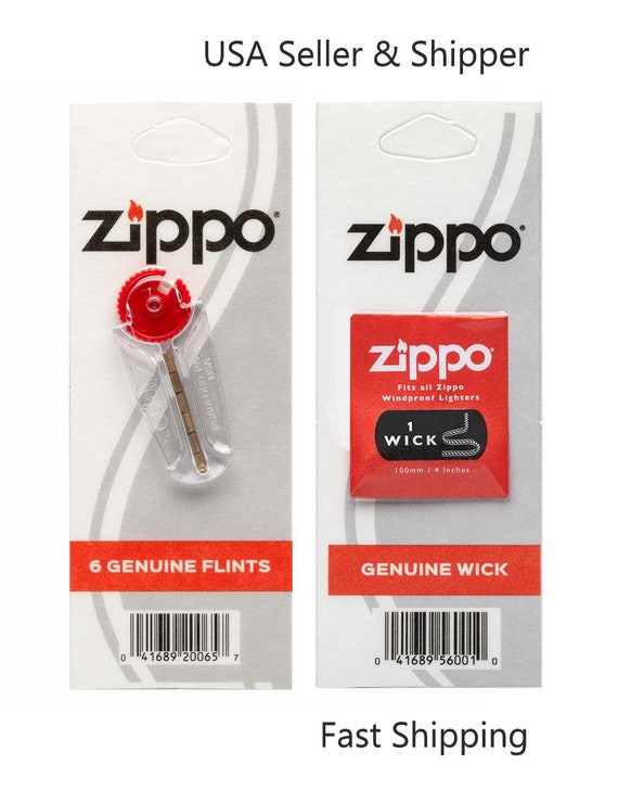 Genuine Zippo Replacement Wick and Flint 