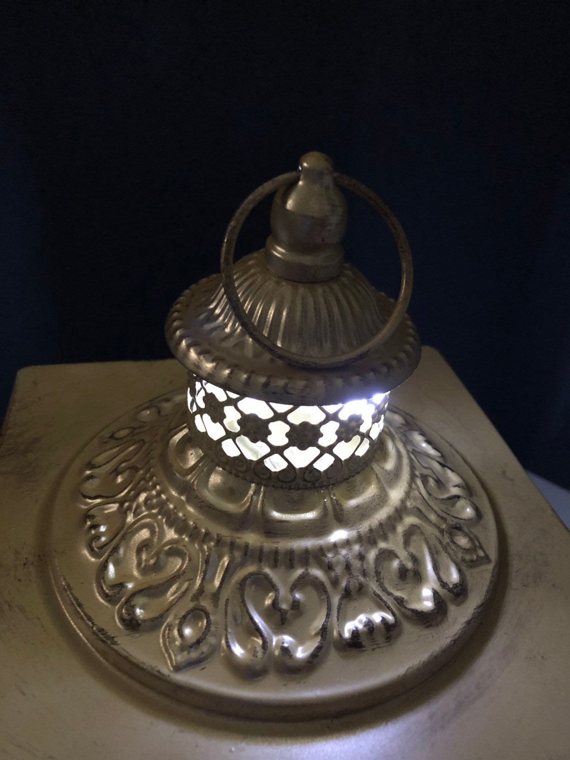 Christmas in a Lantern | Etsy