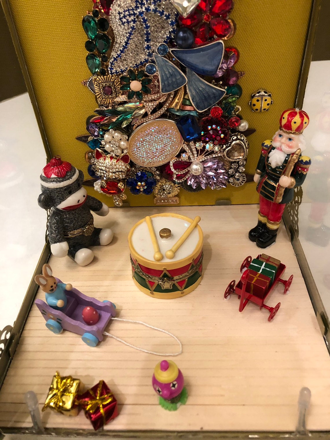 Christmas in a Lantern | Etsy