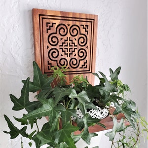 Wall Plant Holder - Hmong Elephant Foot Pattern