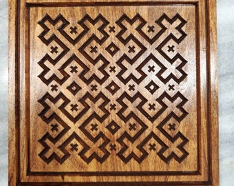 Hmong Cross Wall Plaque