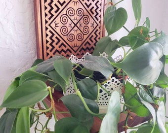 Wall Plant Holder - Hmong Reversed Elephant Foot Design