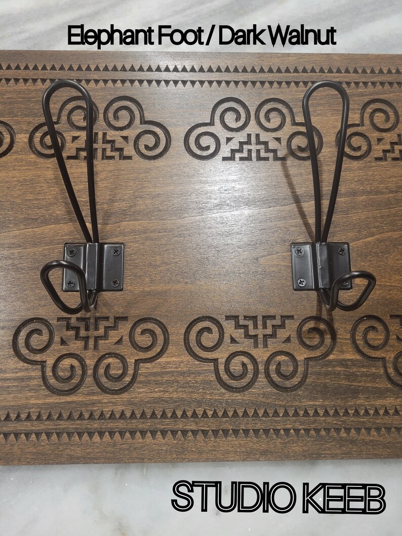 Custom Coat Rack Hmong Design image 3