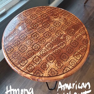 18 Inch Side Table Hmong Design image 4