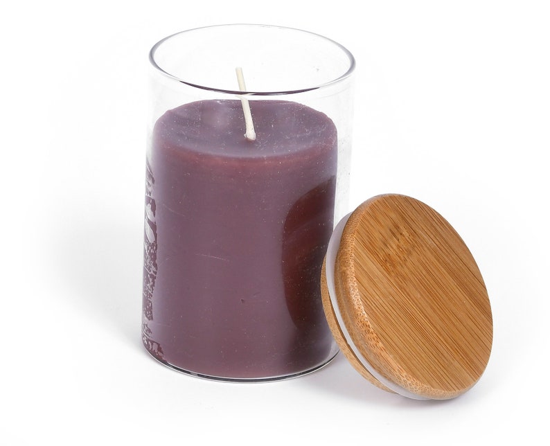 Pure Beeswax Aromatherapy Jar Candle with Pure Essential Oils - USA Bees Wax in Glass Container with Bamboo Lid from BeeTheLight image 10