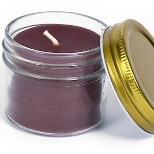 100% Pure Beeswax Jar Candle (20 Hours Burn Time) - All Natural, Handmade, Aromatherapy or Unscented Candles with Delicate Honey Scent