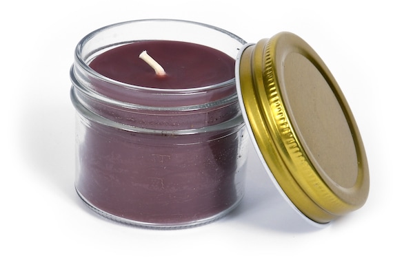 100% Pure Beeswax Jar Candle (20 Hours Burn Time) - All Natural, Handmade, Aromatherapy or Unscented Candles with Delicate Honey Scent