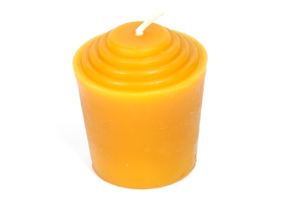 Candele Votive In Pura Cera D'api Al 100%, Fatte A Mano Negli Stati Uniti, Per - Foto 3