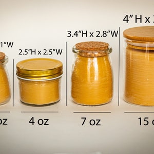 Pure Beeswax Aromatherapy Jar Candle with Pure Essential Oils - USA Bees Wax in Glass Container with Bamboo Lid from BeeTheLight image 2