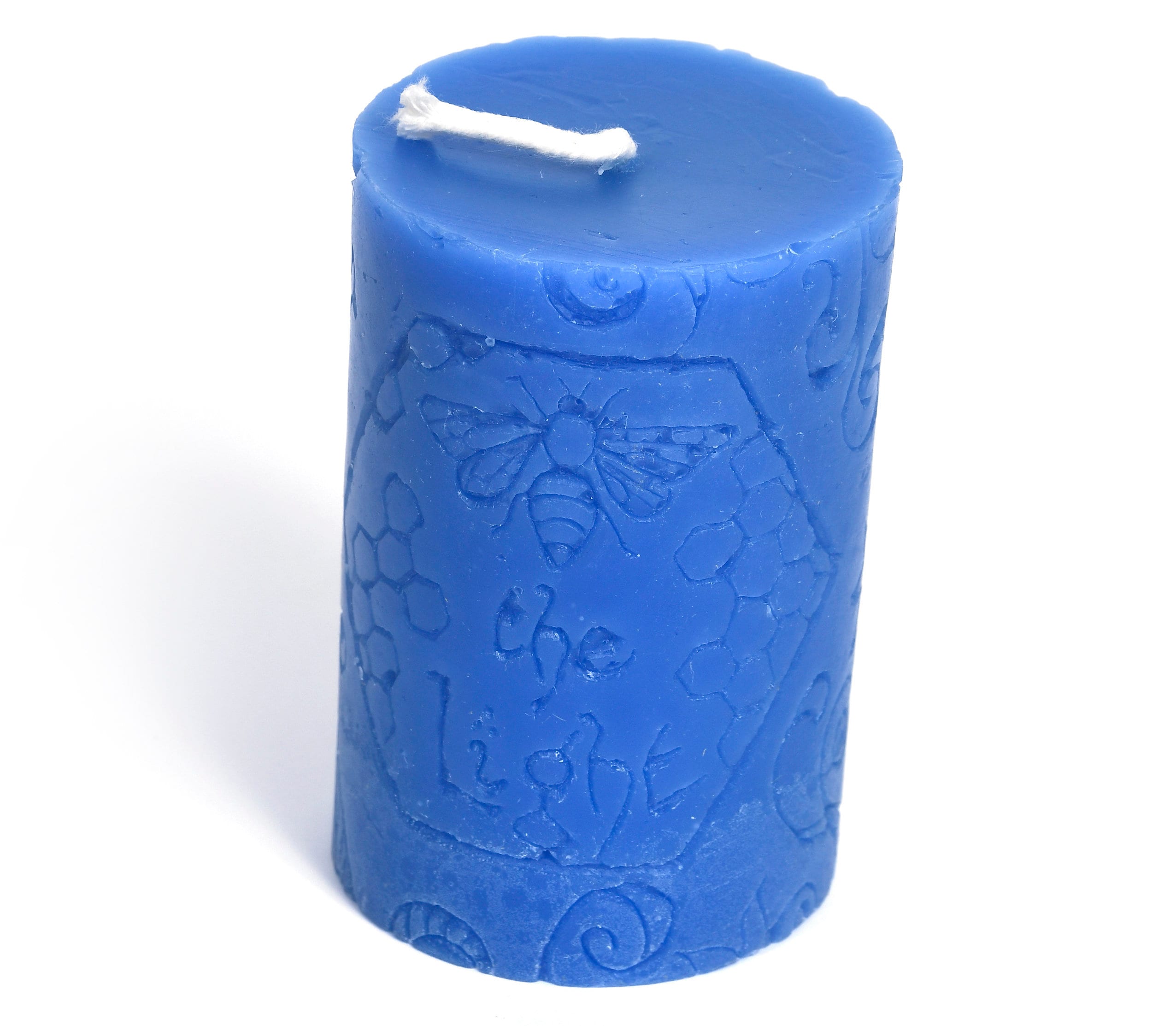 Bougie Cire D'Abeille Pure Extra Large - 80 Heures Brûlage - Sans Parfum Naturelle