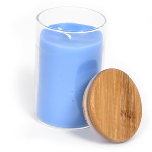 Pure Beeswax Aromatherapy Jar Candle with Pure Essential Oils - USA Bees Wax in Glass Container with Bamboo Lid from BeeTheLight image 5