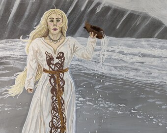 Viking Woman Original Painting