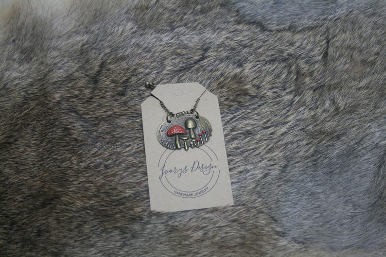 Fly Amanita Necklace