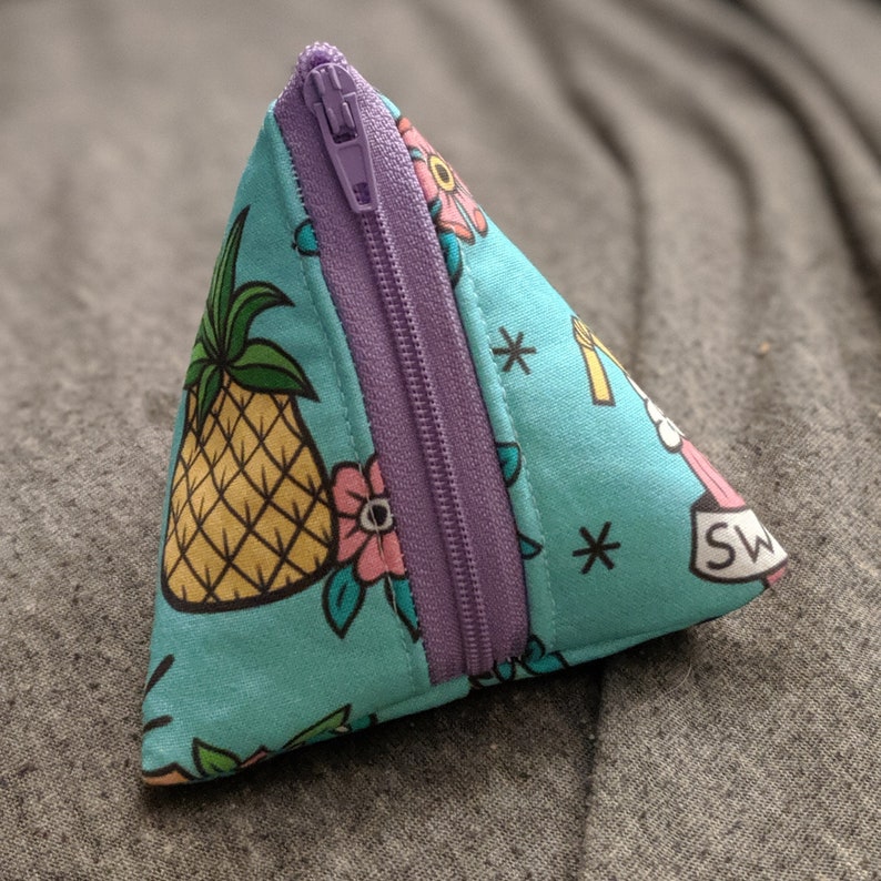 Food Lovers Fabric D4 Dice Bag - 