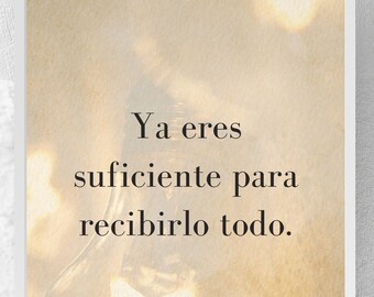 Twój umysł jest magnesem Twojej obfitości – cyfrowa fraza manifestacji, minimalistyczna sztuka ścienna, dekret dobrobytu, wydruk premium