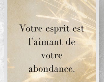 Pomyślałem. Ta elegancka praca wykorzystuje wizualny katalizator, aby zestroić twojego ducha z obfitością, na którą zasługujesz.