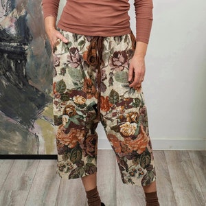 Cottage Core Vibes: Handmade Cozy Harem Pants.