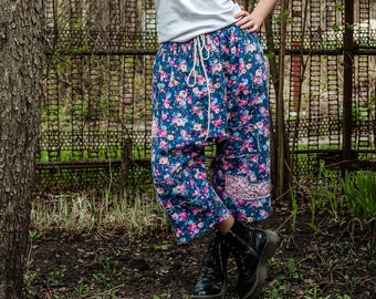 Cozy Handmade Harem Pants - Perfect for Cottage Core