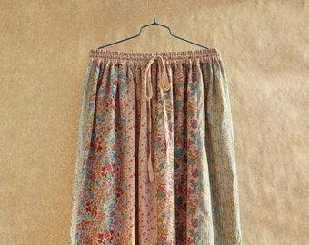 Patchwork skirt. Summer clothes.