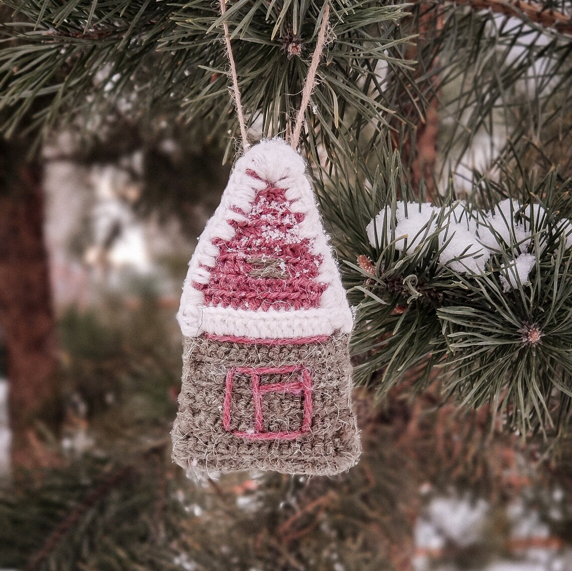 Crochet Christmas home decorations pattern / Christmas tree / Etsy