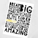 PRINTABLE Encouragement Quote Poster, Gift for Teen, Teen Black and ...