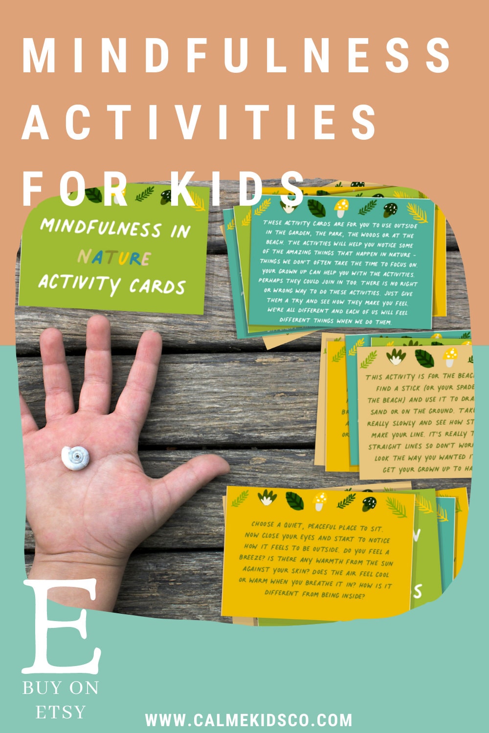 Mindfulness in Nature Activity Cards for Kids (printable) - Etsy